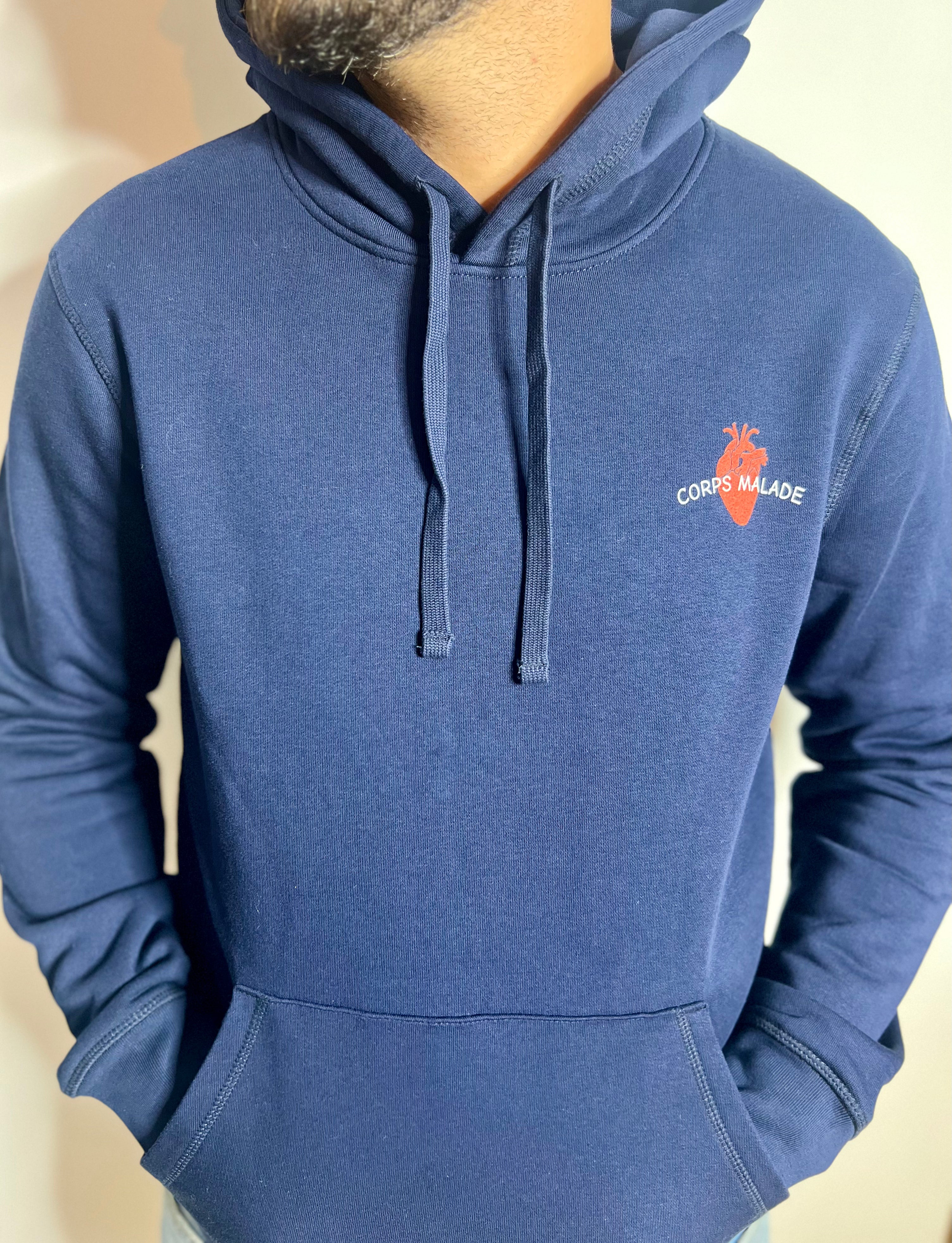 Sweet à capuche « Corps malade »