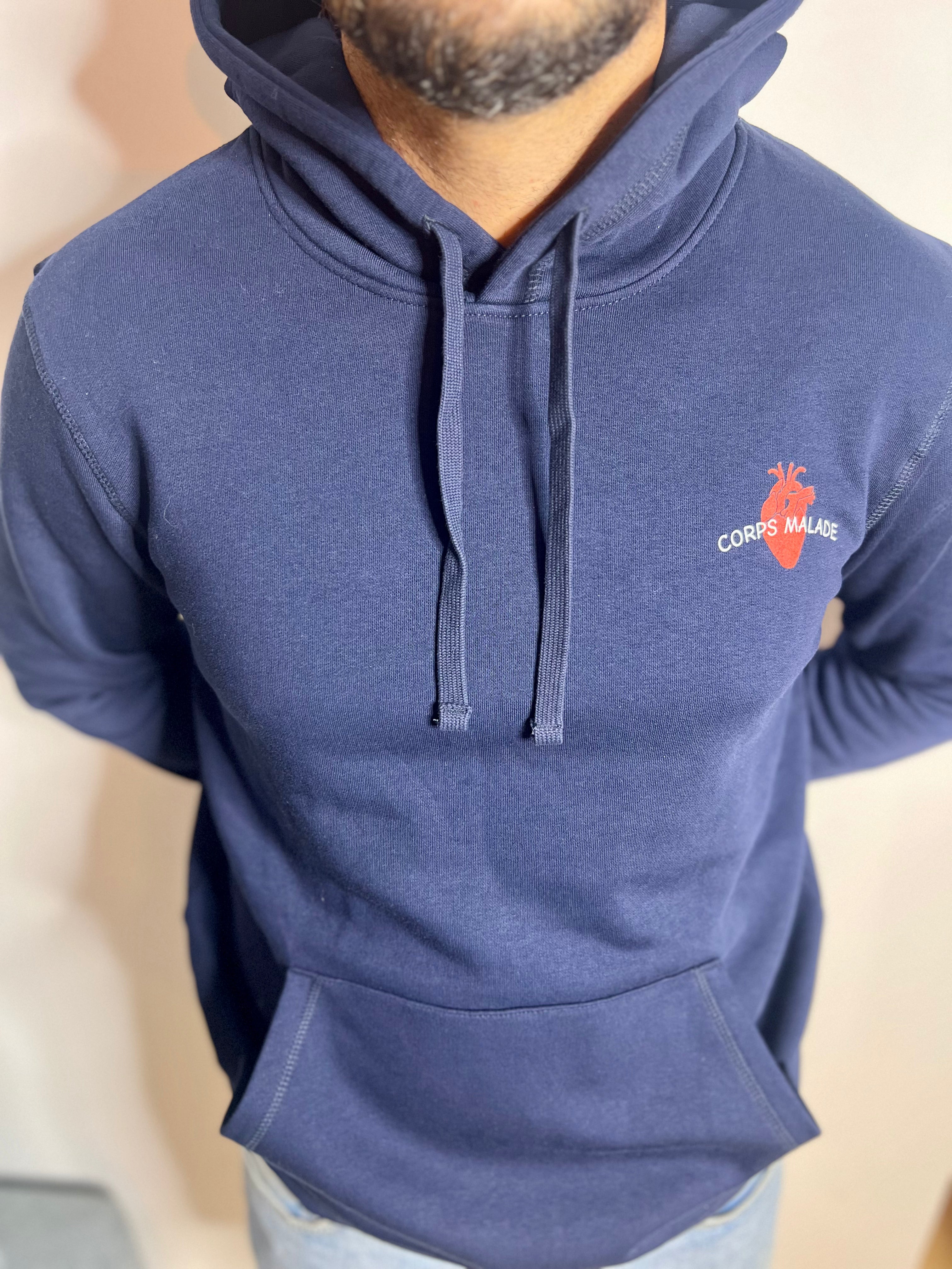 Sweet à capuche « Corps malade »